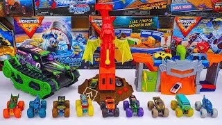 Monster Jam Collection Unboxing Review | Monster Jam Monster Mutt Dalmatian Blastin&rsquo; Bones Play Set