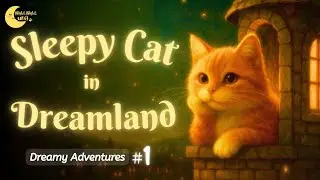 SLEEPY CAT IN DREAMLAND: Whimsical Adventures ✨ Sleep Story | Kids Sleep Meditation