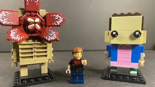 LEGO 2022 Brickheadz Stranger Things #156 +157 40549 Demogorgon & Eleven set review!