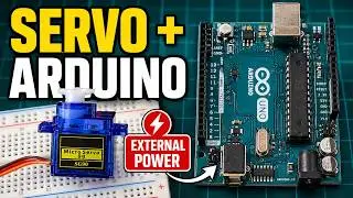 Как использовать сервопривод с Arduino и внешним источником питания