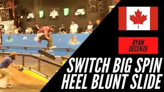 SWITCH BIG SPIN HEEL FLIP BLUNT SLIDE BEST TRICK RYAN DECENZO