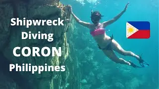 TOP SPOTS IN CORON, PALAWAN, PHILIPPINES! AMAZING SHIPWRECK DIVING THE KYOKUZAN MARU!