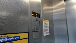 Efficient Glass Schindler Lifts at Heathrow Airport Terminal 5