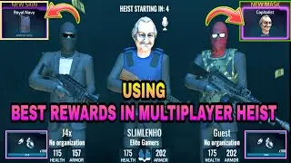 Armed Heist Gameplay #29 CO-OP HEIST MULTIPLAYER ( Play Online with Friends) New Armor SKIN & MASK