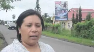 Yunita, Education Officer at Selamatkan Yaki: billboards as a tool in conservation.
