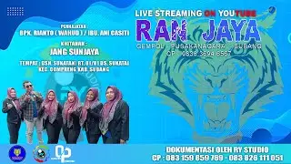 🔴LIVE SINGA DANGDUT RAN JAYA ENTERTAINMENT | SUKATANI - COMPRENG - SUBANG | 19 MEI 2025