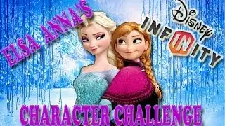 Disney Infinity Elsa & Anna's  Character Challenges Gameplay