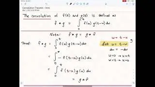 Intro to Convolutions and Laplace Transforms