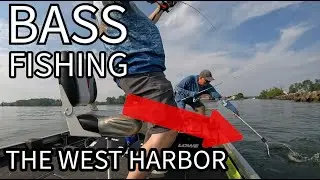 fishing west harbor in Lake Erie