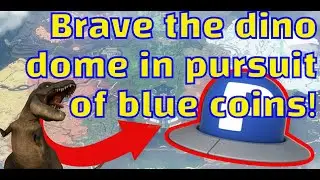 Brave the dino dome in pursuit of blue coins! P-SWITCH - MARIO KART WOLD