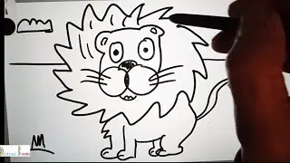 Disegnare un leone per bambini 