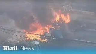 LIVE: Brazil plane crash horror - two killed as aircraft slams into bus during emergency landing