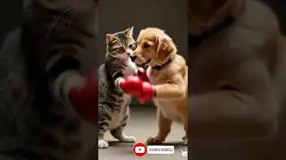 Cat and Dog, boxing shorts|subscribe|viral#shorts#ytshorts#ytanimation...#cat|