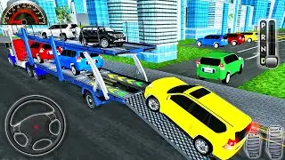 Transporter Truck Multistory Prado Car Simulator - Transport 3D Vehicles Drive - Android GamePlay