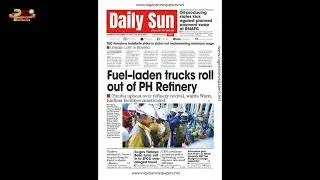 NEWSPAPER REVIEW : AFTER PROLONGED DELAY, MISSED DEADLINES, PORT HARCOURT REFINERY BEGINS OPERATION.