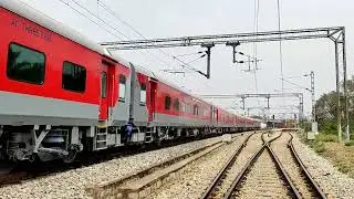 Brand New LHB AC Rake of South Western Railway in a Transit
