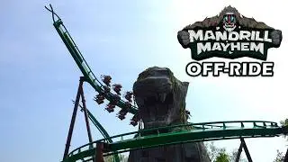 Mandrill Mayhem Off-Ride Footage (60FPS), Chessington B&M Shuttle Wing Coaster | Non-Copyright