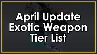 Destiny Taken King: The Best and Worst Exotic Weapons - April Tier List Update