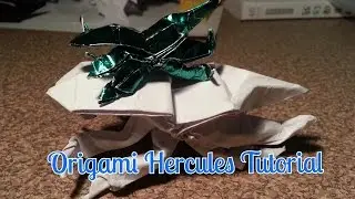 Origami Hercules Beetle (Carlson Choo) Tutorial - how to