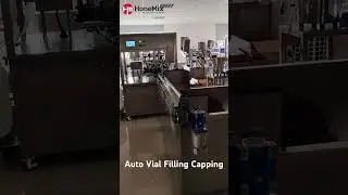 Automatic Vial Rotary Filling Capping Machine Small Bottle Liquid Oil Filling #vialfillingmachine
