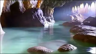 DORS PROFOND&Eacute;MENT/ASMR Grotte Sacr&eacute;e, Temple Ancien Sons de Grotte, Souffle, Eau pour mieux Dormir!