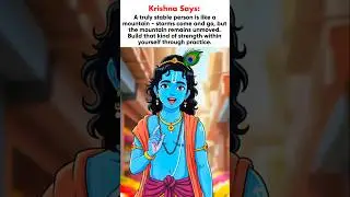 How to Stay Calm in Chaos | Bhagavad Gita Wisdom by Krishna | The Krishna Teachings #KrishnaStatus
