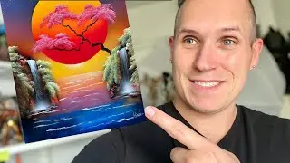 How to paint a cherry blossom tree with spray paint