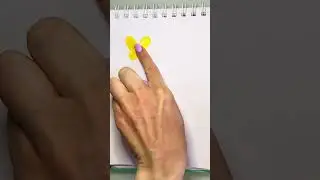 Draw a butterfly with your finger #trend #diy #draw #drawing #drawingtutorial #butterfly #art