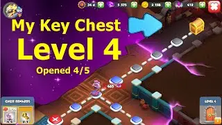 I find my key chest in level 4-Dragon Mania legends | Chrono Hades Castle 2023 event | DML