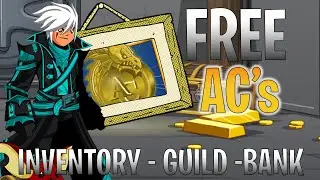 AQW Free AC's - Inventory - Bank and Guild Slots! | 13th Birthday Gifts