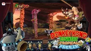 Donkey Kong Tropical Freeze One (Skip) Ending  - Game Play BBNT
