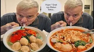 Rainy day routine. Gym, Homemade Bakso, Makan bareng Kesayangan 🤍 sharing a warm bowl with him 🤍
