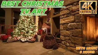 Christmas TV Art | Yılbaşı M&uuml;zikli TV Arka Planı | Winter Cozy 4K