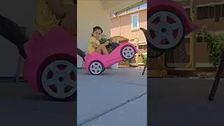 Baby Revving Car Funny Video #shorts