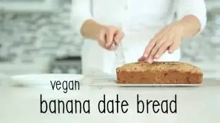 Vegan Banana Date Bread | The Yoga Plate