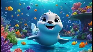 Sammy Seal Spins Around | Playful Seal Nursery Rhyme for Toddlers | Fun Ocean Animal Song for Kids