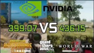 Nvidia Drivers 399.06 VS 436.15 Test in 3 games
