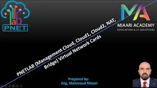15-PNETLAB Management Cloud, Cloud1, Cloud2, Cloud3, NAT, Bridge) Virtual Network Configuration