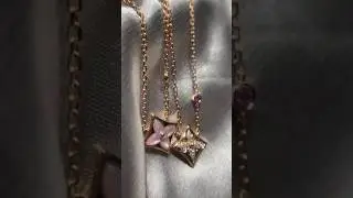 Louis Vuitton | 18-karat rose gold | diamonds | mother-of-pearl | Necklace Collections #shorts