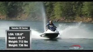 Yamaha VX Series 2011 PWC Performance Test - By BoatTest.com