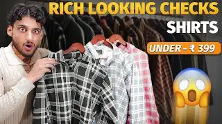 6 Best Checked Shirts for Men Under ₹399 | Flipkart Shirt Haul 2025 #fashion #checksshirts 