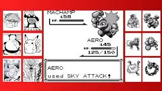 Red&rsquo;s Manga Team vs Bruno Elite Four Battle #2 | Pokemon Red