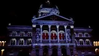 Lightshow Bundeshaus 2013