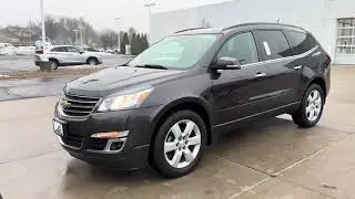 Bergstrom Chevrolet Middleton Pre-Owned Gray 2017 Chevy Traverse LT AWD #A3865A