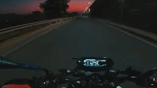 Weekend ride with beautiful sunrise