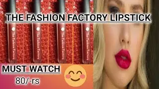 The Fashion Factory Liquid Lipstick review | Liquid Lipstick | Red Liquid Lipstick