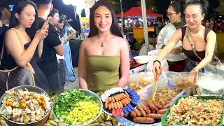 Famous Inside! Cambodian Street Food Tour 2026🇰🇭- Best Night Market Tour @ Huge Crowds Walk in City