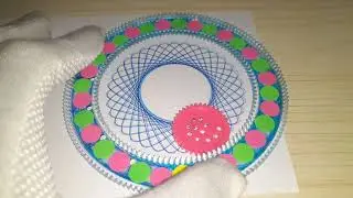 AMAZING SPIRAL ART SPIROGRAPH #relaxing #satisfying #すごい #おすすめ #art