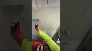 #mudwork #hotmud #ASMR drywall Finishing!