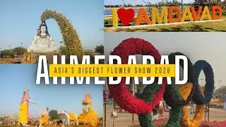 International Flower's Show 2026 Ahmedabad   #Ahmedabad #2 Vlog